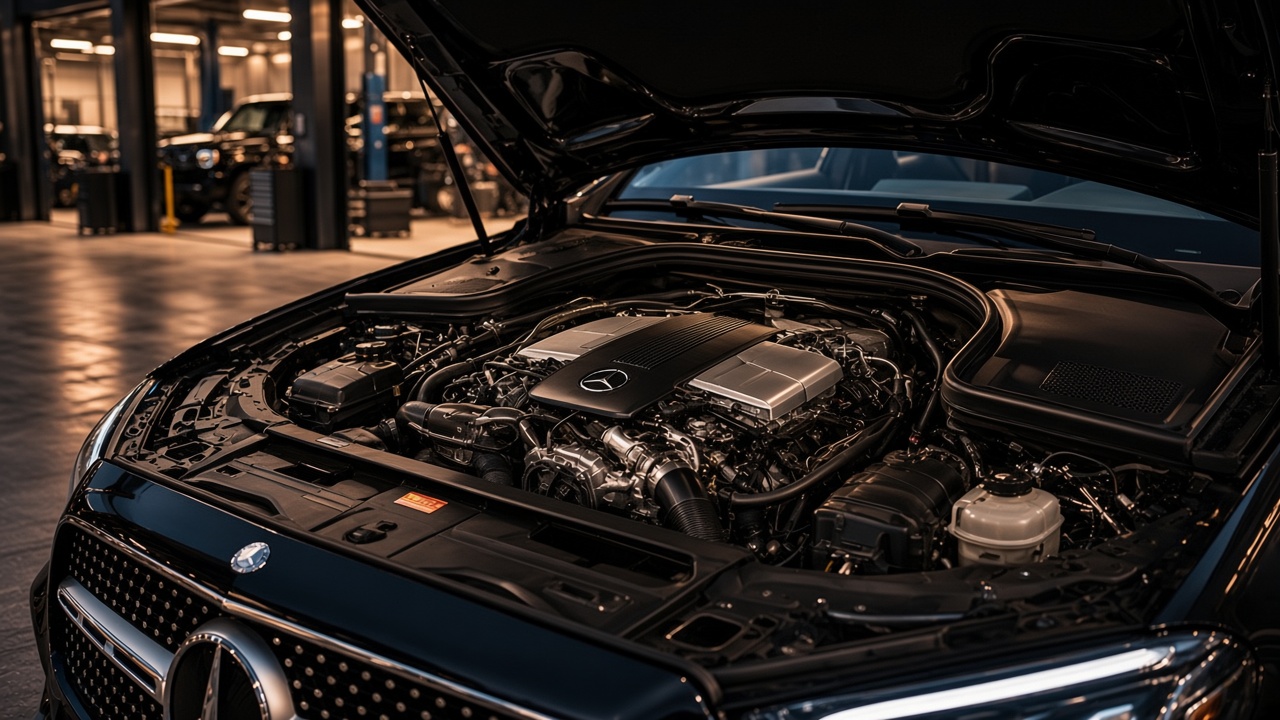Ремонт двигуна Mercedes-Benz у майстерні Mercedes Service