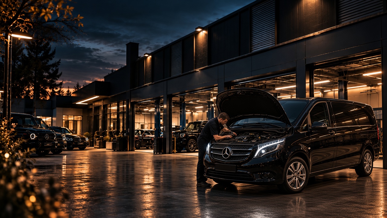 Mercedes-Benz Vito на обслуговуванні в Mercedes Service, Підлісся