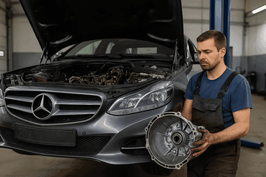 Заміна ланцюга ГРМ на СТО Mercedes у Івано-Франківську. Mercedes Service, Підлісся