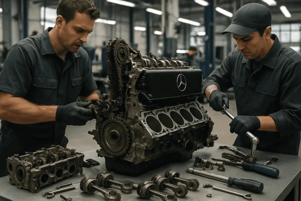 Капітальний ремонт двигуна Mercedes-Benz в Івано-Франківську. Mercedes Service, Підлісся