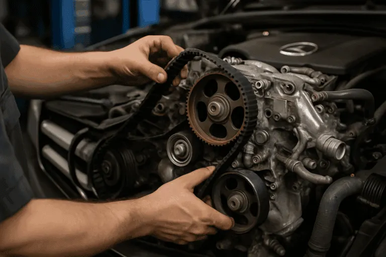 Комплексна заміна ГРМ, водяного насоса, термостата. Mercedes Service, Підлісся