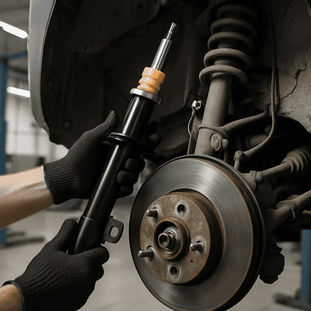 Заміна стійок переднього стабілізатора Mercedes-Benz. Mercedes Service, Підлісся