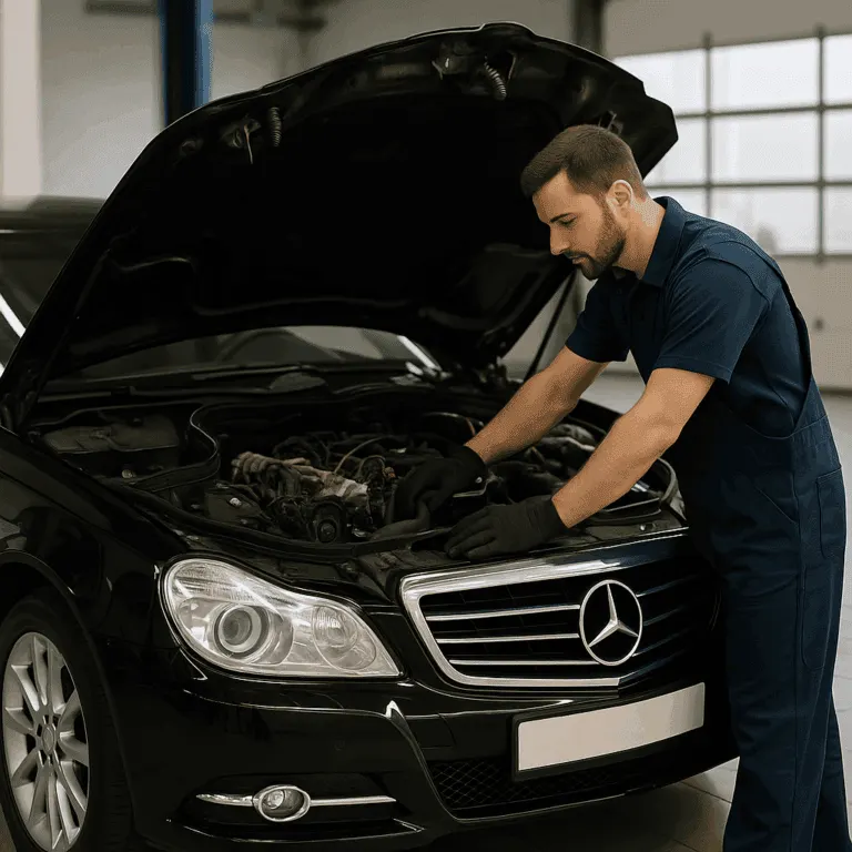 Ремонт блоку циліндрів Mercedes в Івано-Франківську. Mercedes Service, Підлісся