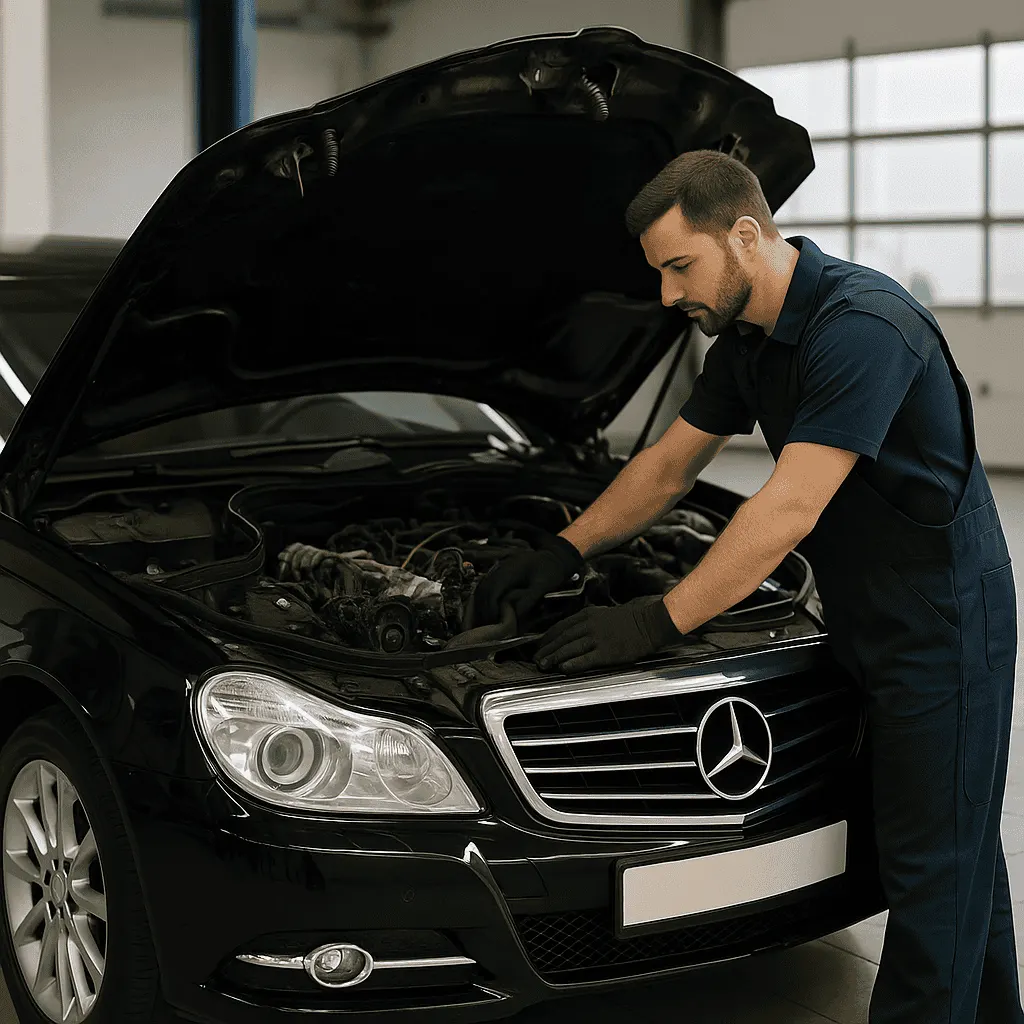 Ремонт блоку циліндрів Mercedes в Івано-Франківську. Mercedes Service, Підлісся