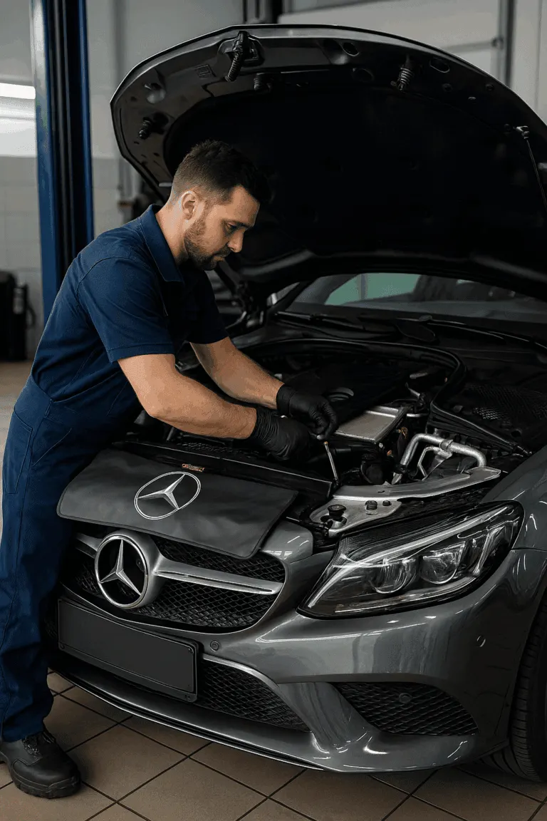 Ознаки необхідності регулювання клапанів. Mercedes Service, Підлісся