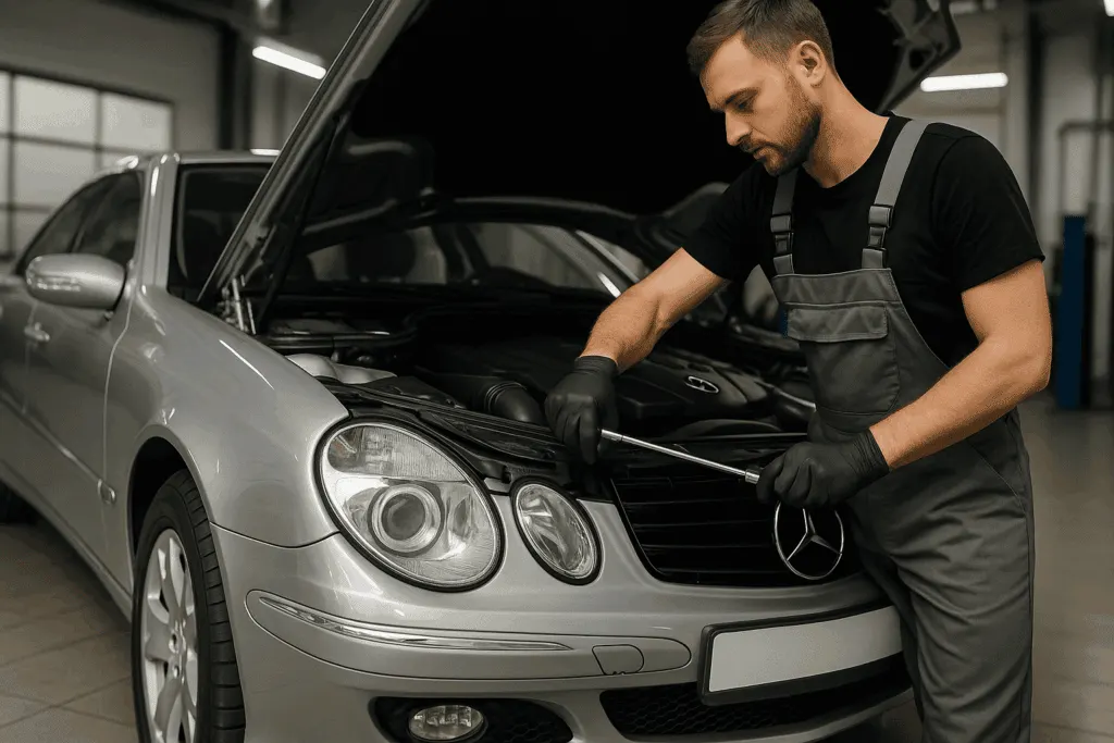 Ремонт головки блоку циліндрів Mercedes у Івано-Франківську. Mercedes Service, Підлісся