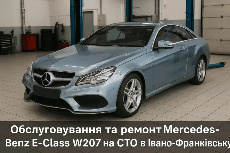 Обслуговування та ремонт Mercedes-Benz E-Class W207. Mercedes Service, Підлісся