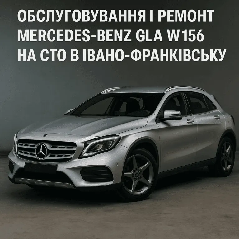 Ремонт Mercedes-Benz GLA W156 в Івано-Франківську. Mercedes Service, Підлісся