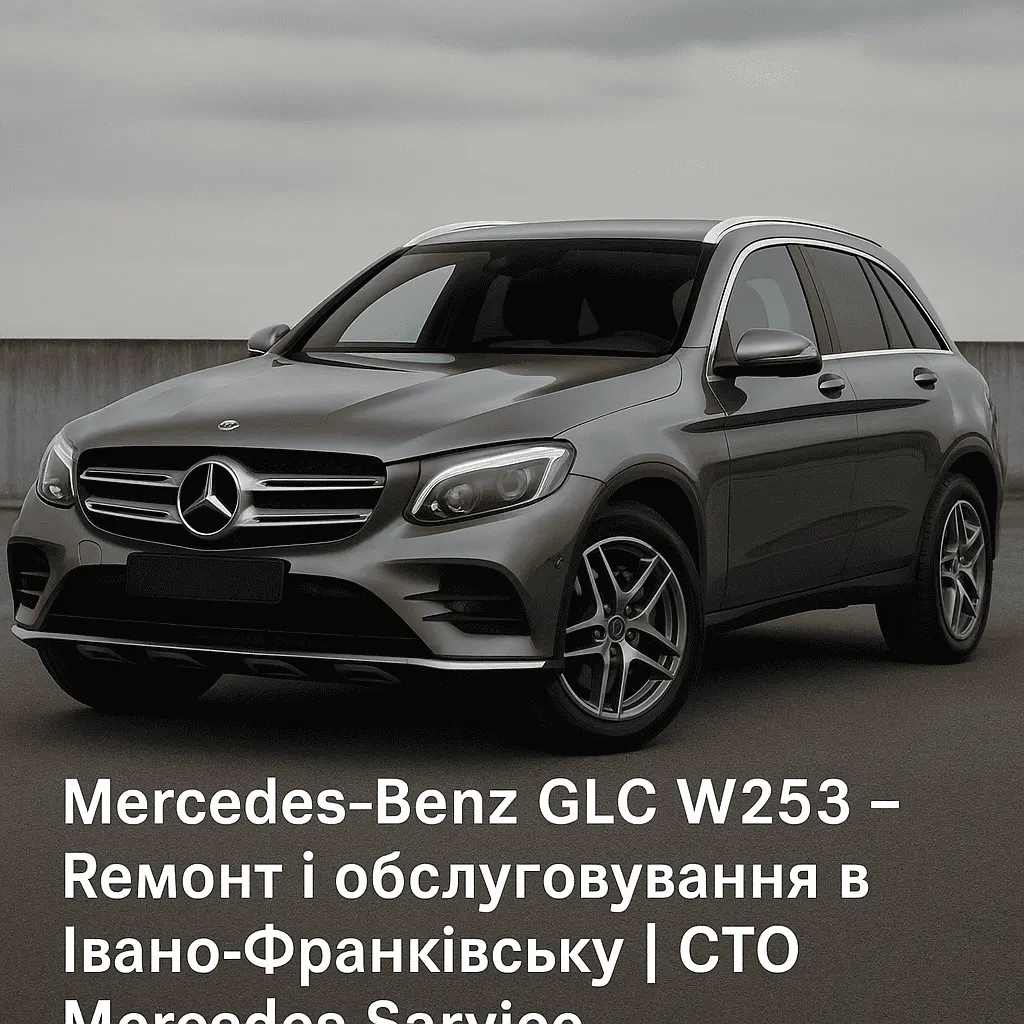 Ремонт Mercedes-Benz GLC W253 в Івано-Франківську. Mercedes Service, Підлісся