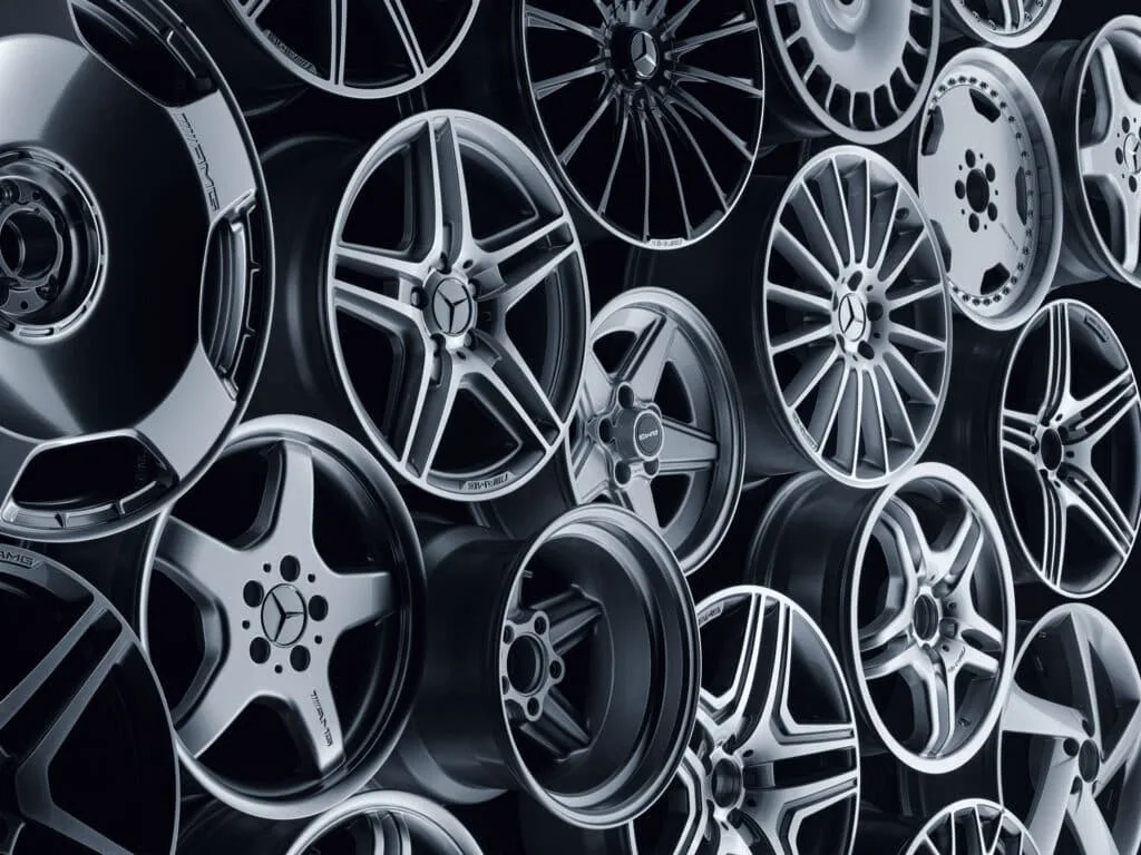 Історія дизайну дисків Mercedes-Benz. Mercedes Service, Підлісся