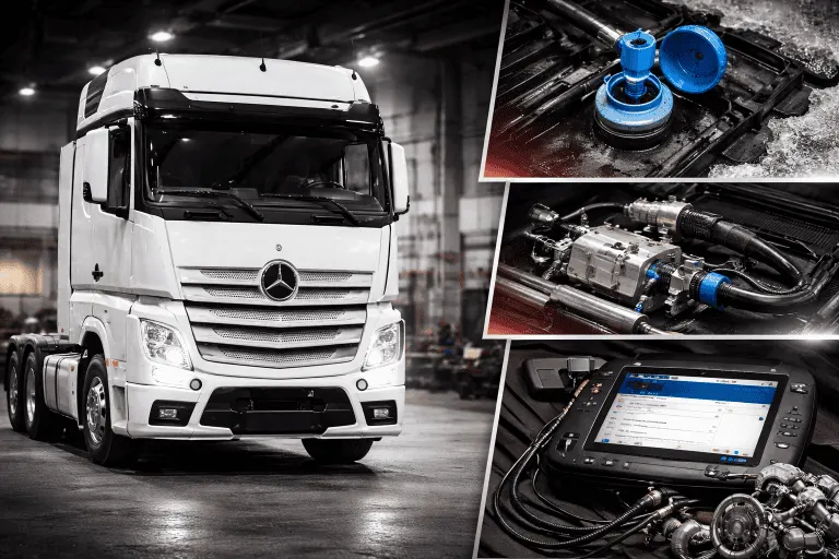 Помилки AdBlue в Mercedes Actros. Mercedes Service, Підлісся