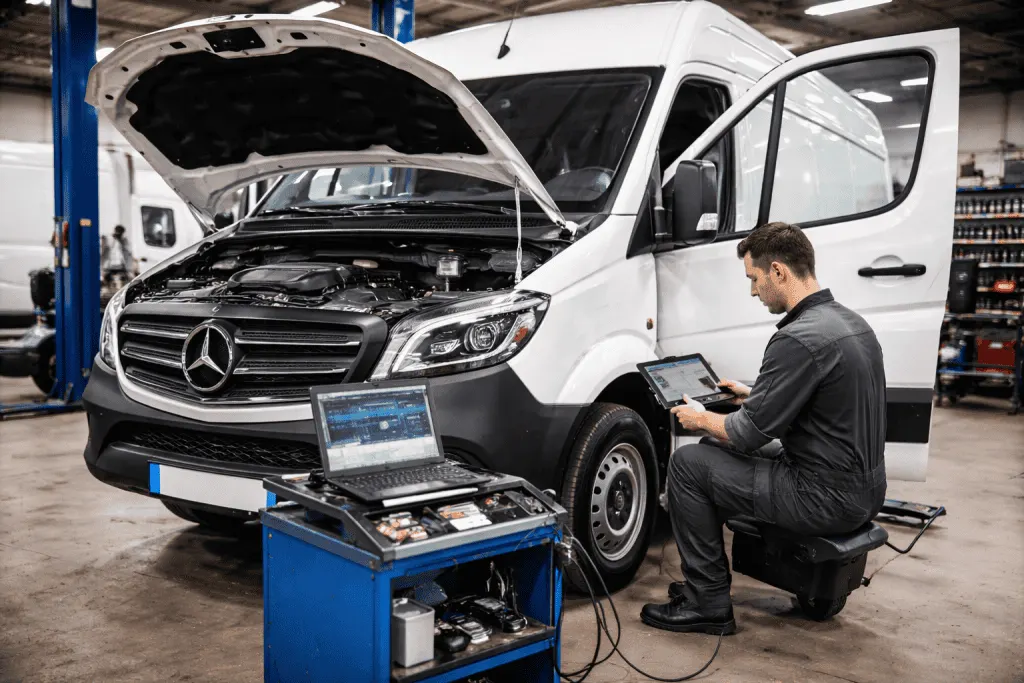 Ремонт Mercedes Sprinter 907. Mercedes Service, Підлісся