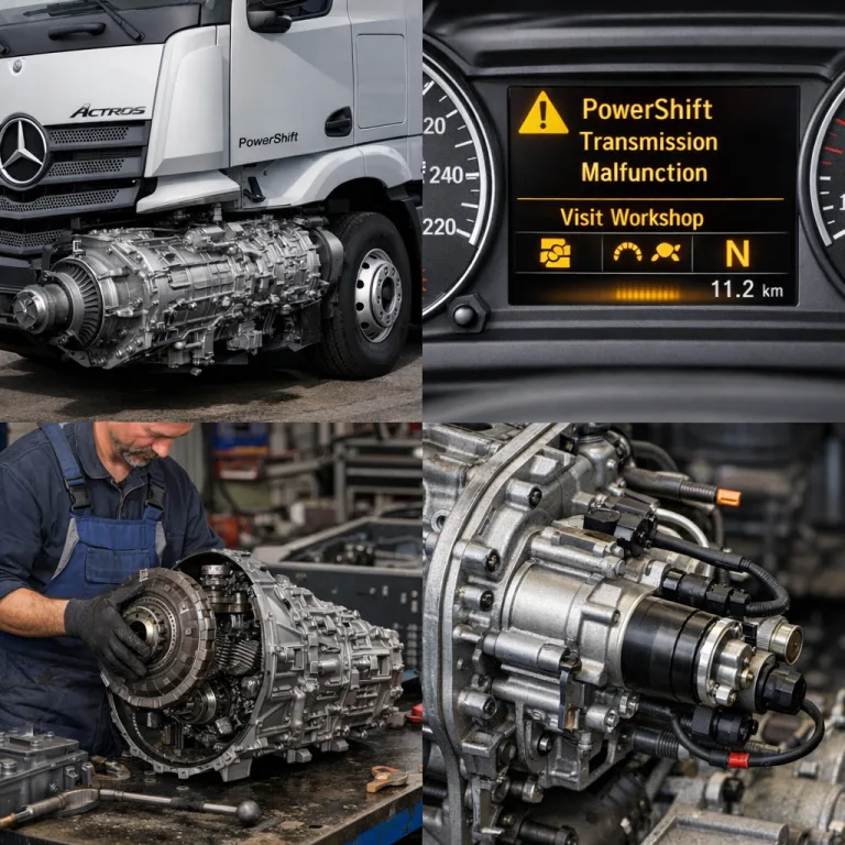 КПП PowerShift на Mercedes-Benz Actros. Mercedes Service, Підлісся