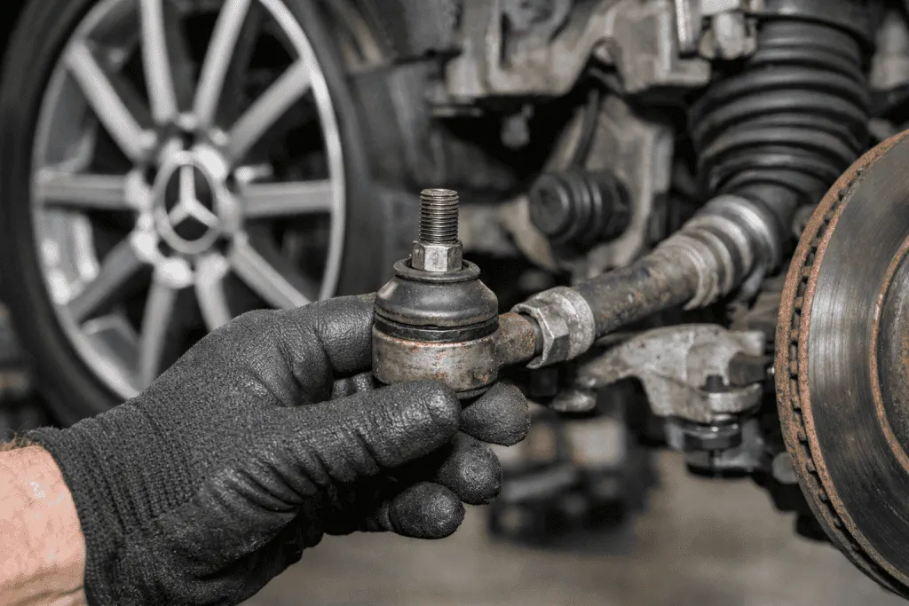 Коли потрібно міняти рульові наконечники. Mercedes Service, Підлісся