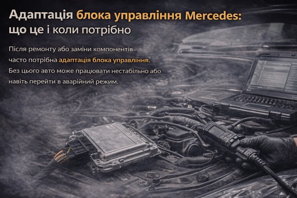 Адаптація блока управління Mercedes: що це і коли потрібно. Mercedes Service, Підлісся