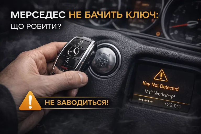Mercedes не бачить ключ. Mercedes Service, Підлісся