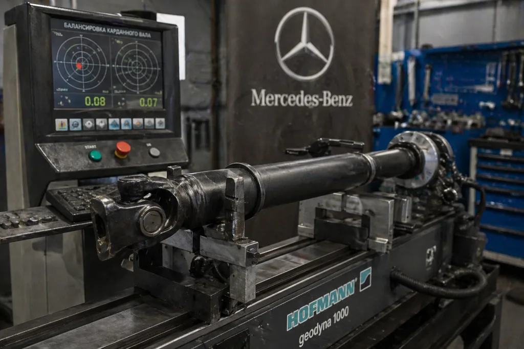 Балансування карданного вала Mercedes-Benz: 5 ознак проблеми та як її усунути. Mercedes Service, Підлісся