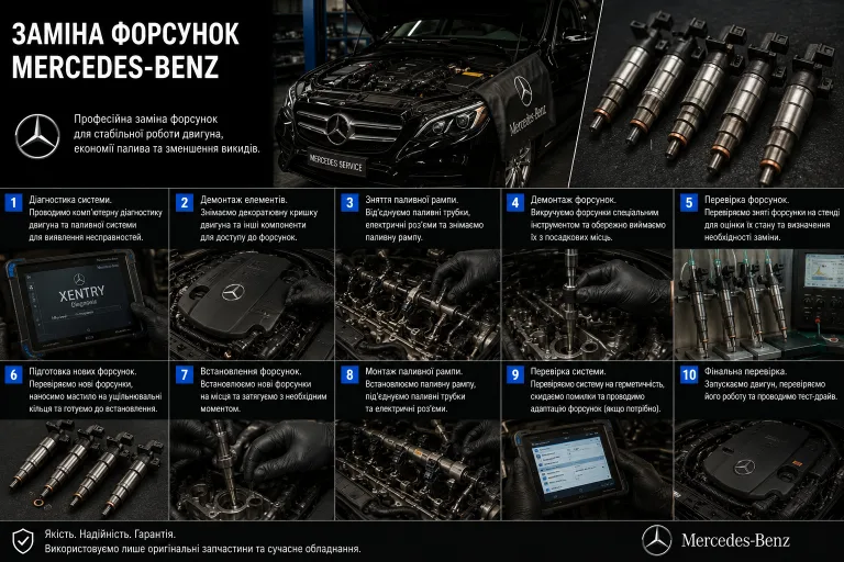 заміна форсунок Mercedes CDI