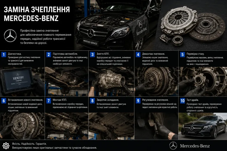 заміна зчеплення Mercedes Sprinter