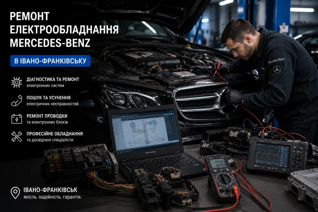 Ремонт рульового керування Mercedes-Benz в Івано-Франківську: ГУР, колонка. Mercedes Service, Підлісся