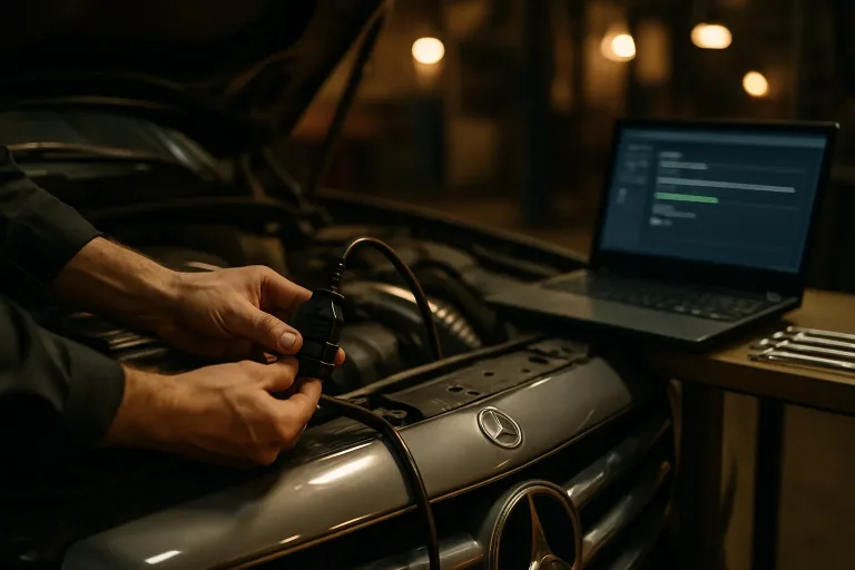 Перепрошивка американських Mercedes-Benz в Івано-Франківську. Mercedes Service, Підлісся