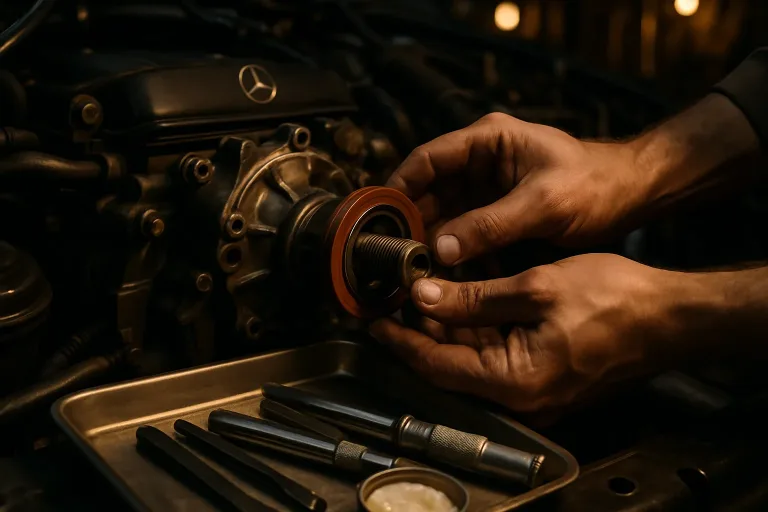 Заміна сальника приводу Mercedes-Benz. Mercedes Service, Підлісся