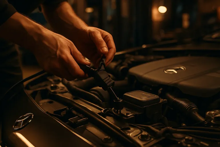 Діагностика IBS та адаптація системи Start/Stop у Mercedes-Benz. Mercedes Service, Підлісся
