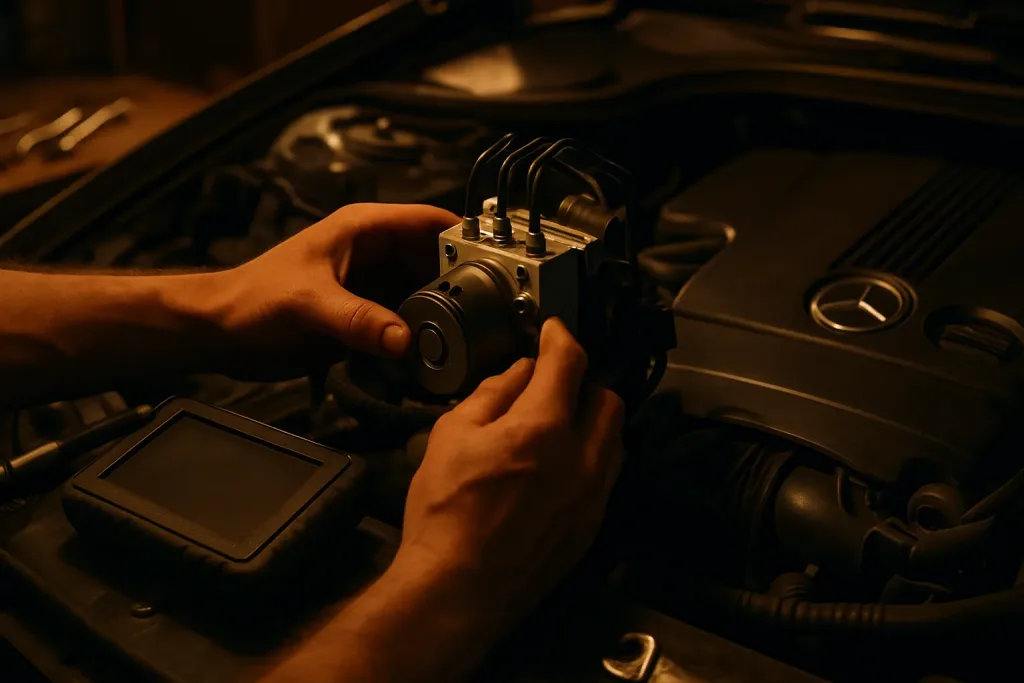 Критичні помилки ESP/ABS у Mercedes-Benz. Mercedes Service, Підлісся