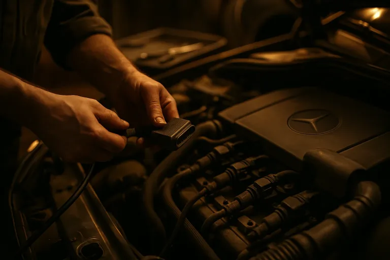Двигун Mercedes-Benz працює нестабільно: причини та вирішення. Mercedes Service, Підлісся