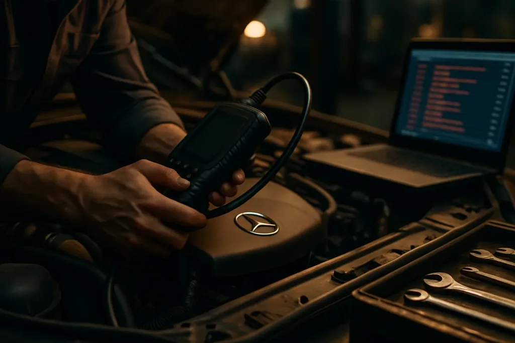 Електроніка Mercedes: діагностика блоків керування та типові помилки. Mercedes Service, Підлісся