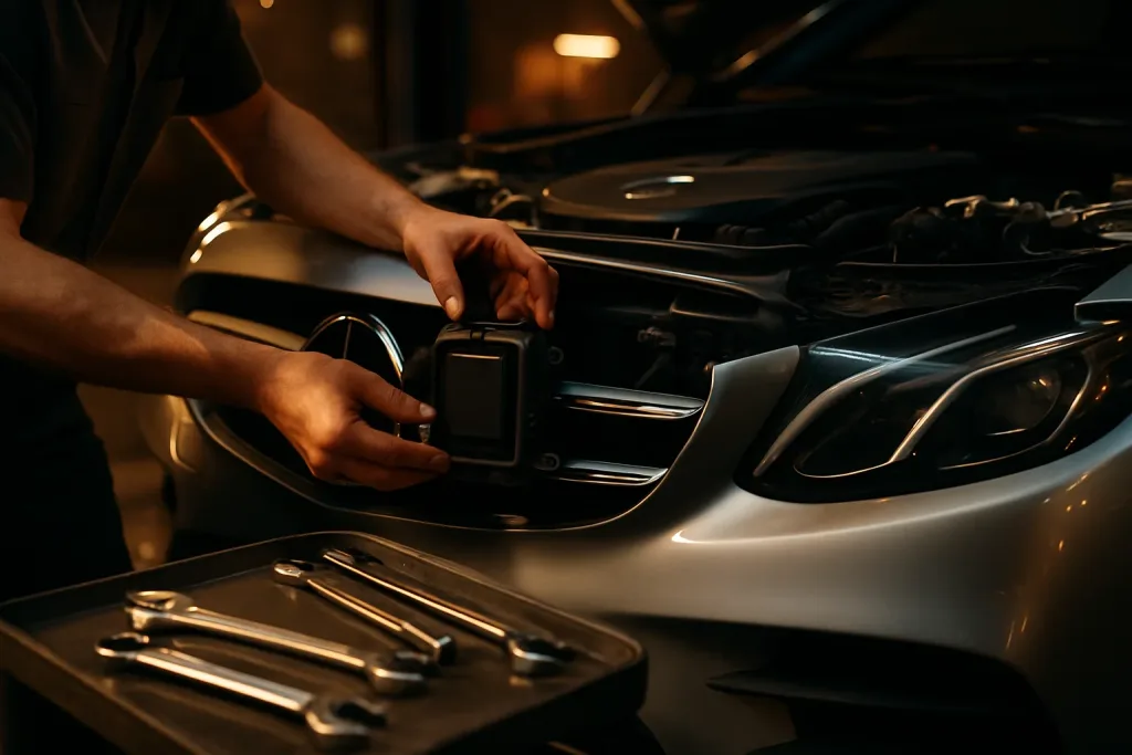 Система DISTRONIC у Mercedes: як працює активний круїз-контроль. Mercedes Service, Підлісся