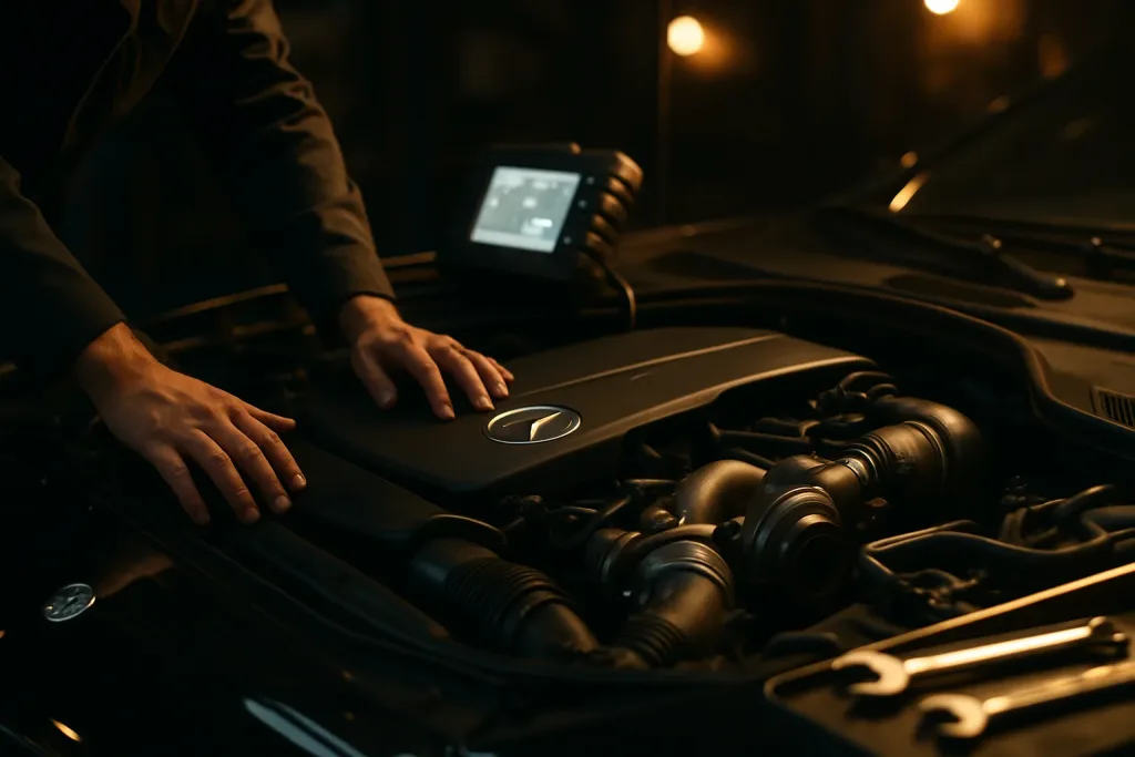 Чому падає потужність двигуна у Mercedes і як це виправити. Mercedes Service, Підлісся