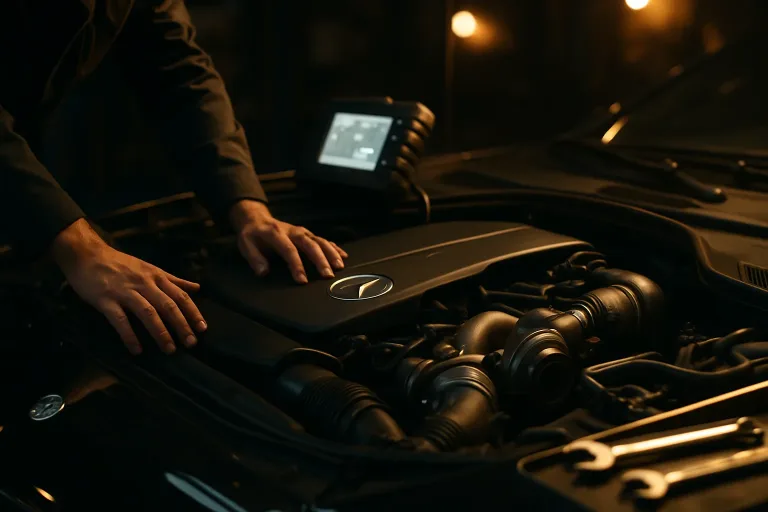 Чому падає потужність двигуна у Mercedes і як це виправити. Mercedes Service, Підлісся