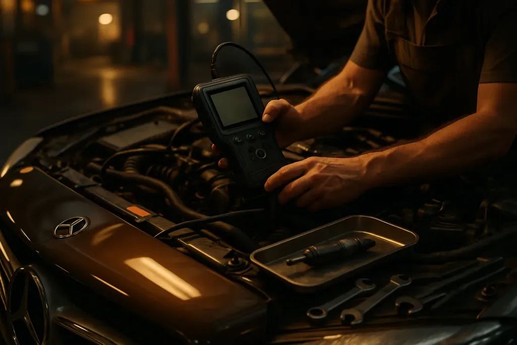 Збільшена витрата пального у Mercedes: причини та діагностика. Mercedes Service, Підлісся