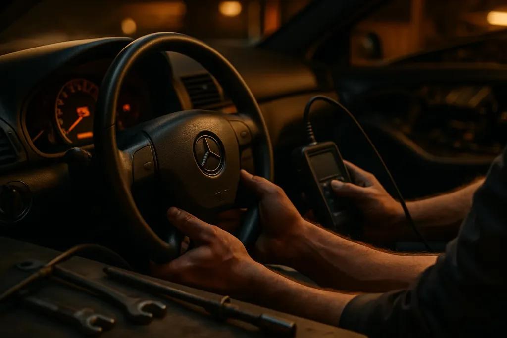 Помилка SRS у Mercedes: що це означає, чому з’являється та як її усунути. Mercedes Service, Підлісся