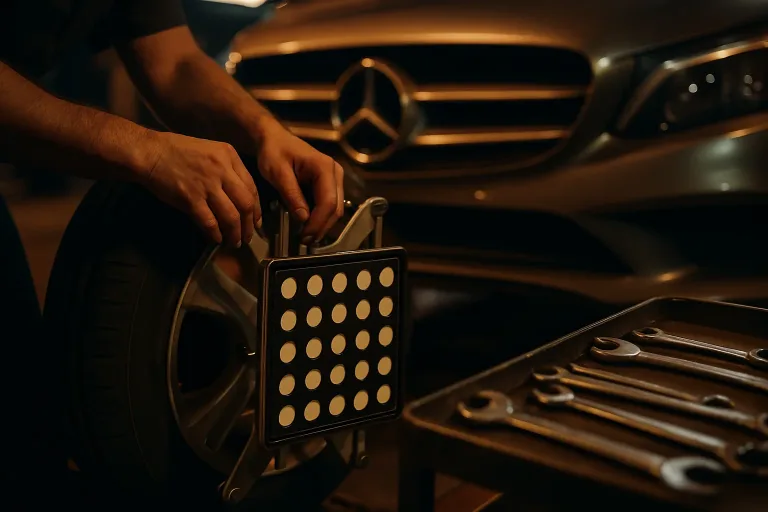 Чому ваш Mercedes тягне вбік: розвал-сходження, гальма чи підвіска?. Mercedes Service, Підлісся