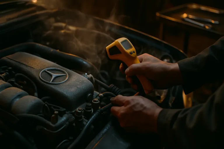 Чому дизельний двигун довго прогрівається взимку. Mercedes Service, Підлісся