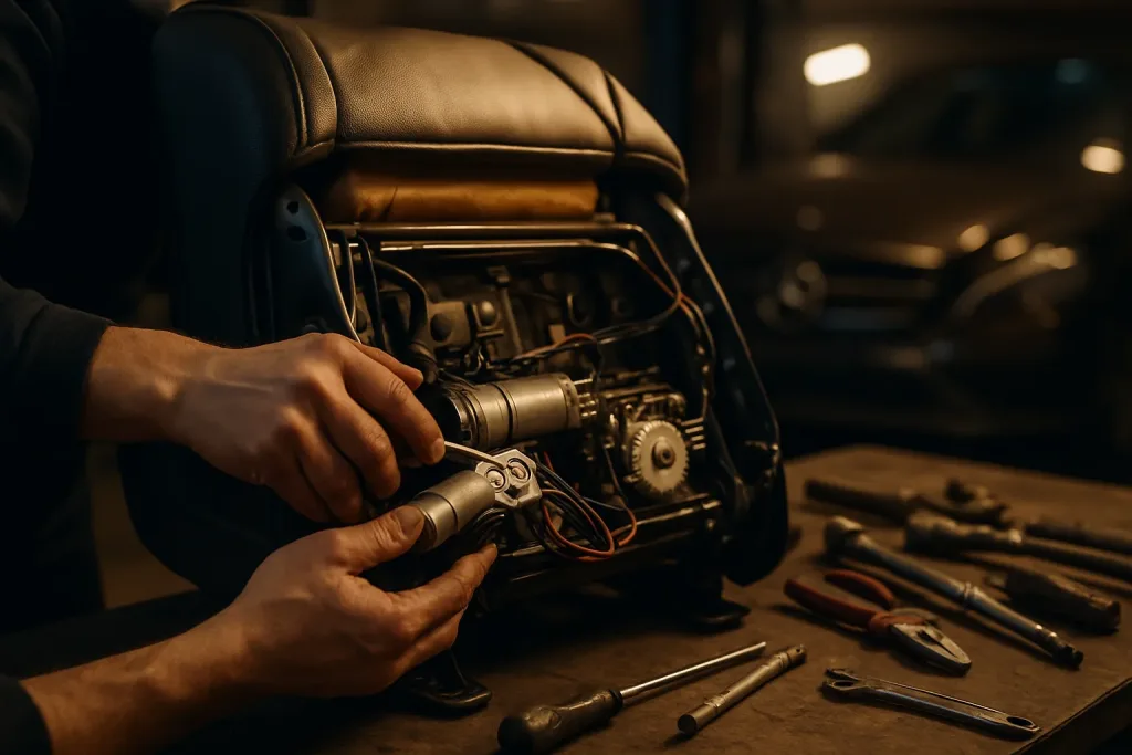 Ремонт салону та електроприводів сидінь Mercedes-Benz в Івано-Франківську. Mercedes Service, Підлісся