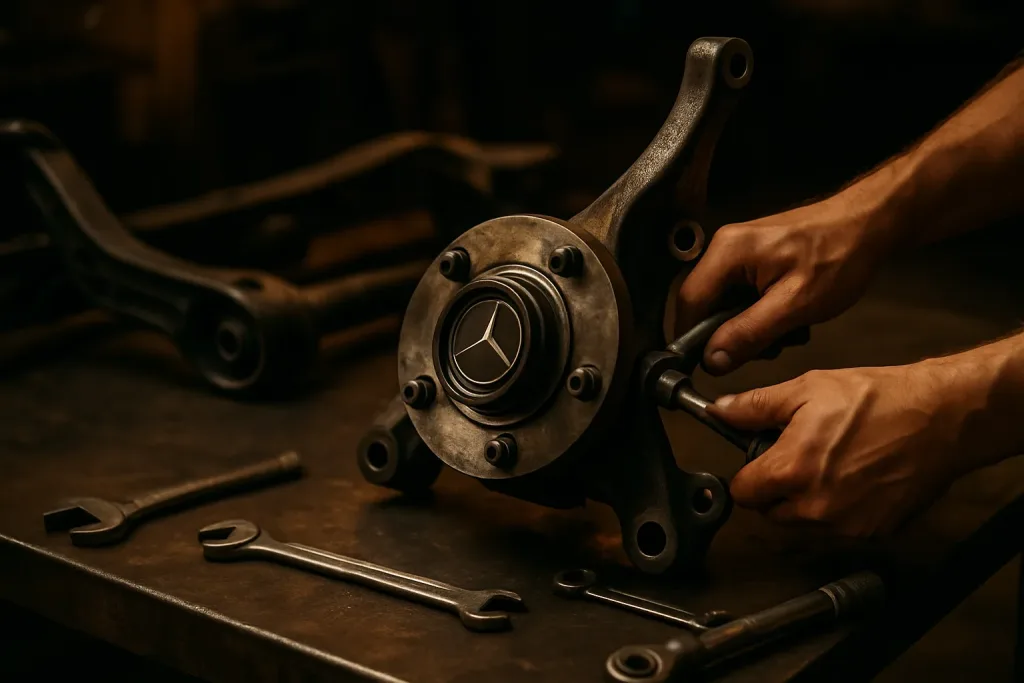 Ремонт ступиць, поворотного кулака та підрамника Mercedes-Benz. Mercedes Service, Підлісся