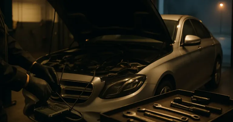 Mercedes W213 E-Class на 9G-Tronic: ривки при холодному старті восени. Mercedes Service, Підлісся