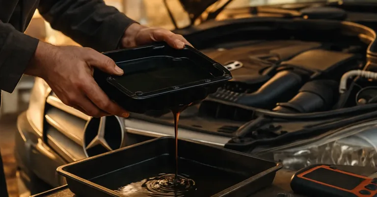 Чому АКПП W204 C220 CDI буксує вранці восени на холодному маслі. Mercedes Service, Підлісся
