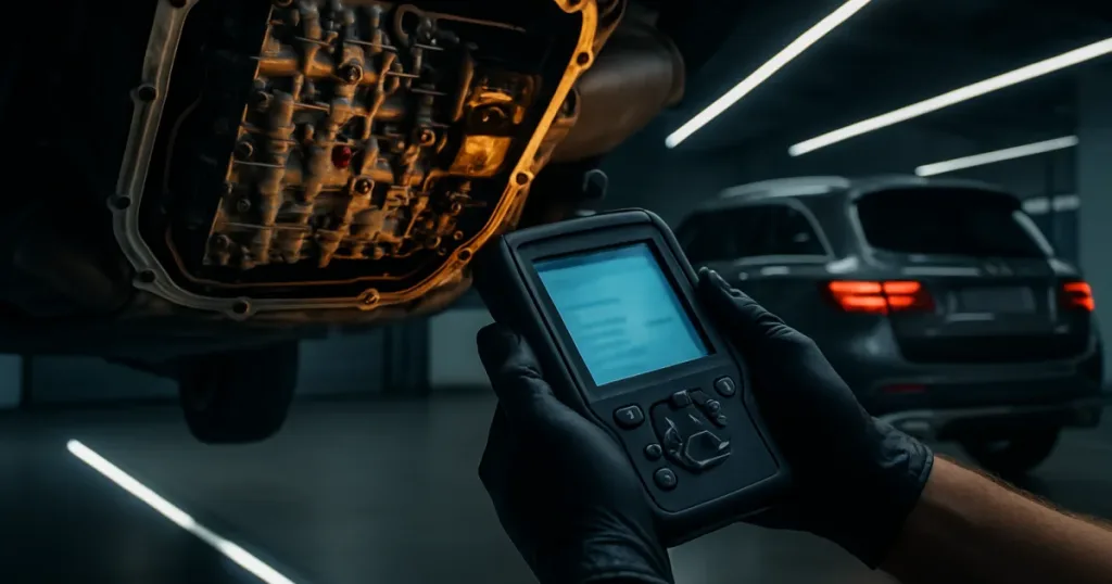 АКПП Mercedes GLC W253 смикає на других передачах: причини. Mercedes Service, Підлісся